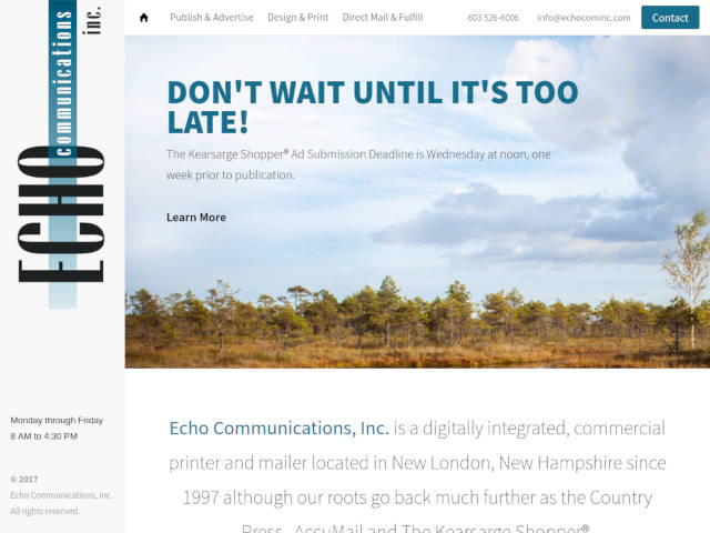 Echo Communications, Inc. Screenshot