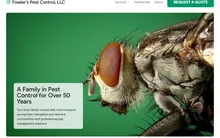 Fowler's Pest Control website preview