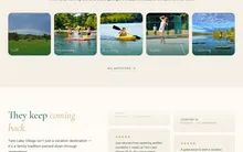 Twin Lake Village website preview